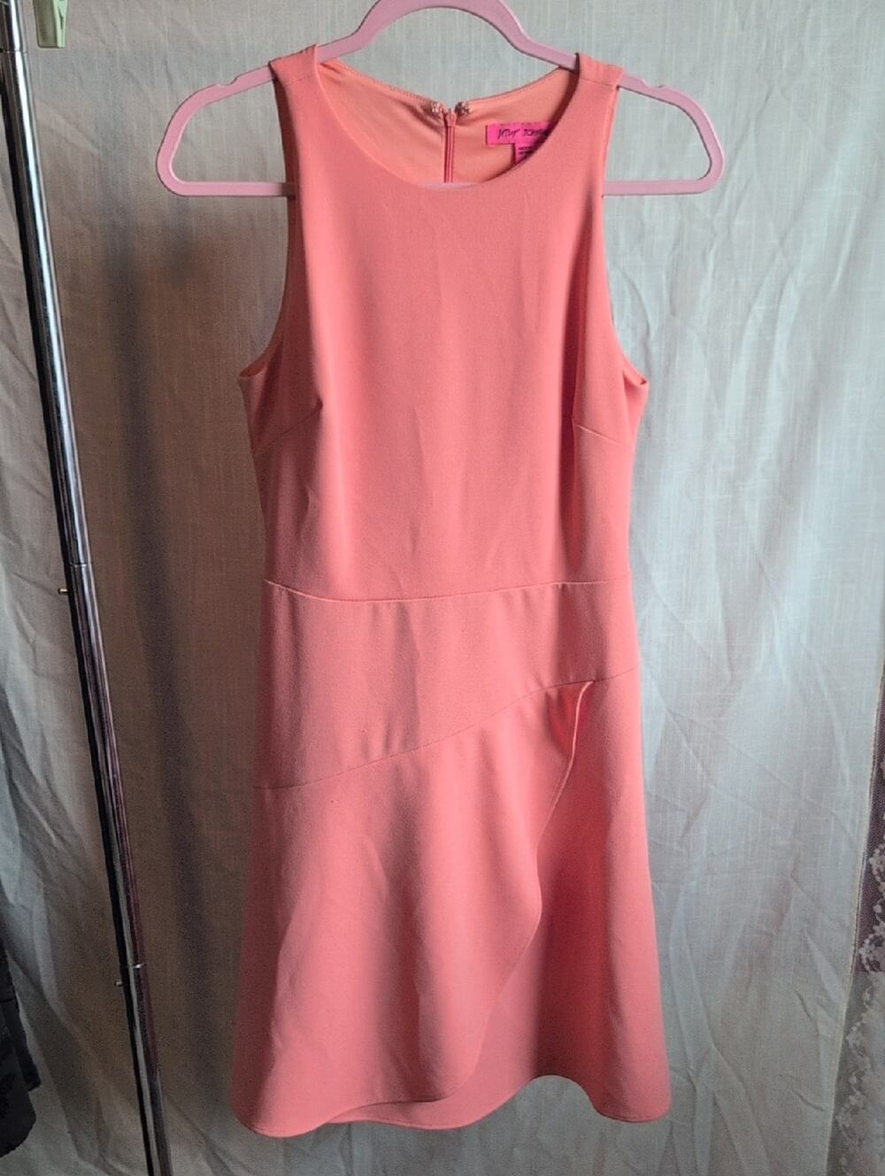 Sleeveless Pink A-Line Dress